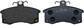 Колодки тормозные передние "Hi-Q" (Sangsin brake) для ВАЗ-2108-21099 / 2110-2112 / 2113-2115 / 2190-2191 (Гранта) / 2170-2172 (Приора) / 1117-1119 (Калина)